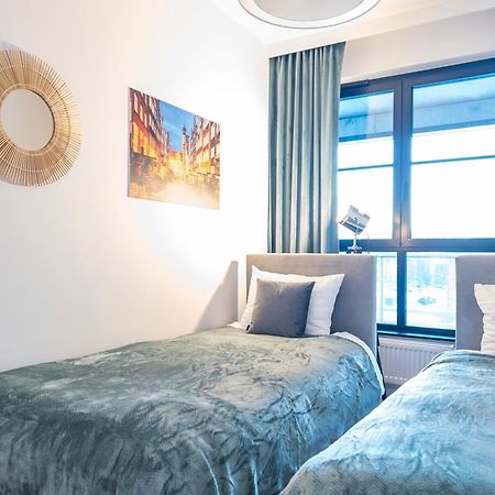 Apartament Z Dwiema Sypialniami + Parking Danzica Esterno foto