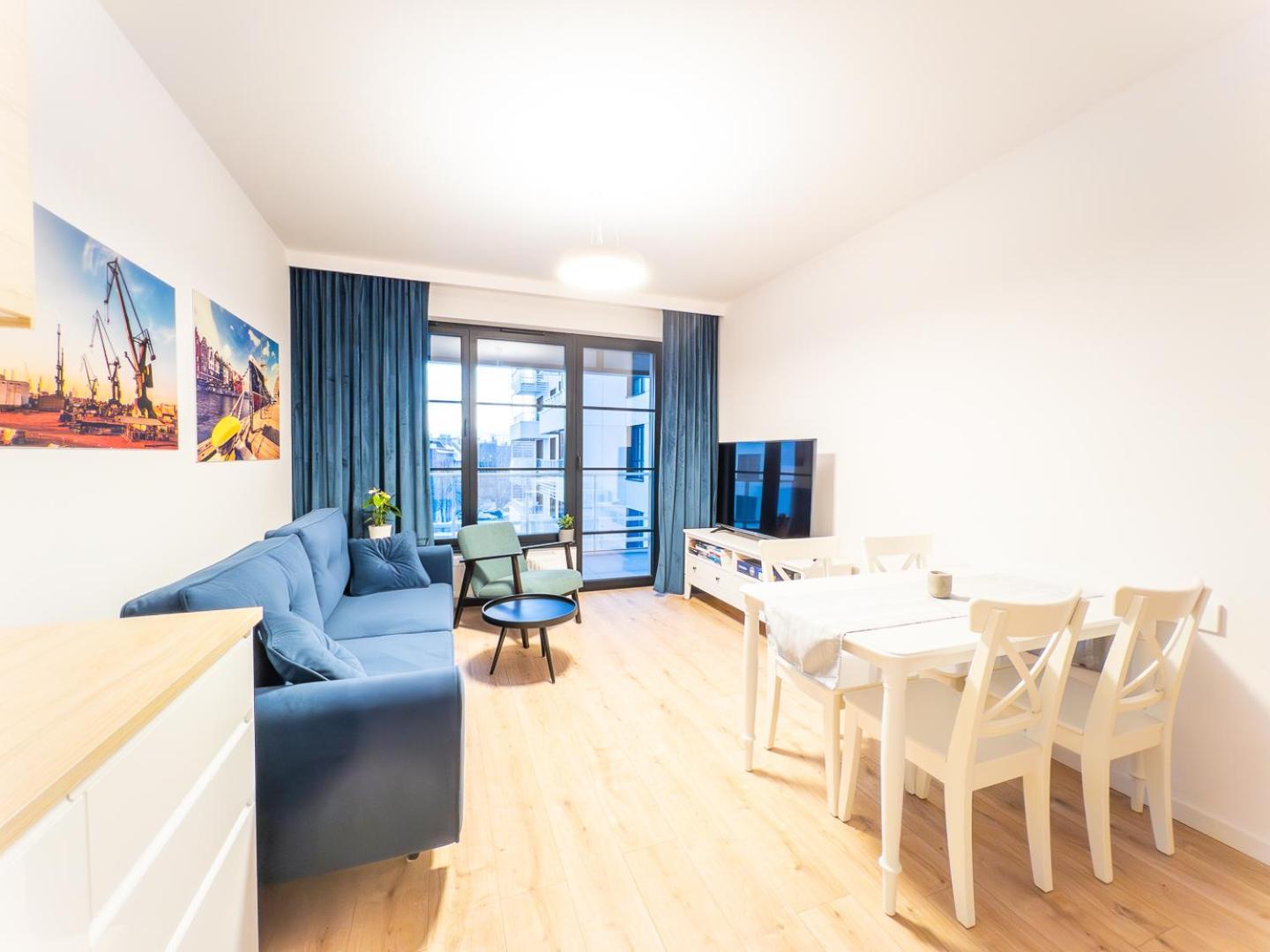 Apartament Z Dwiema Sypialniami + Parking Danzica Esterno foto